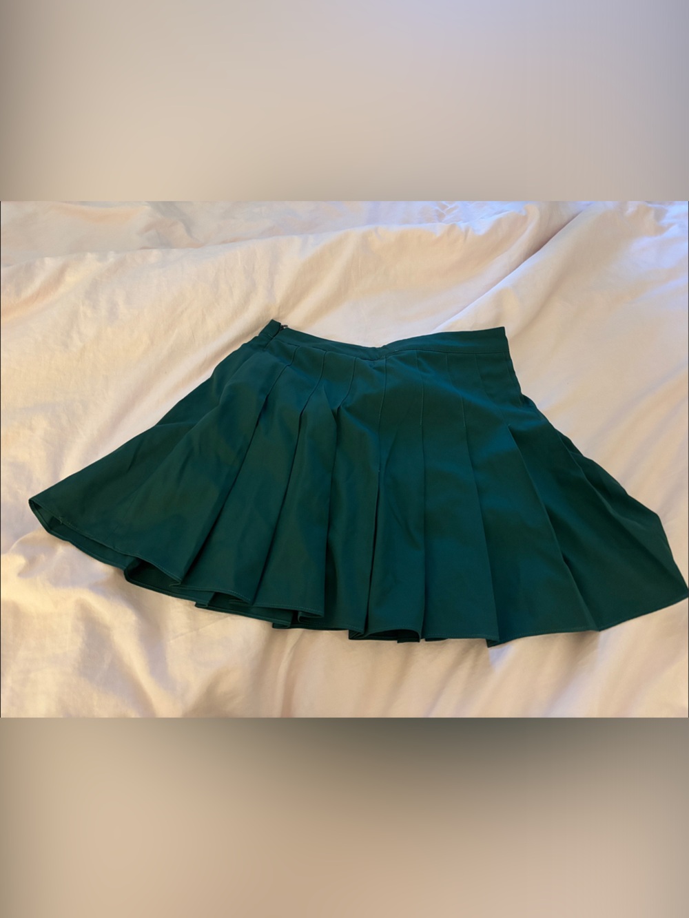 HALARA Dark Teal Pleated Circle Skirt